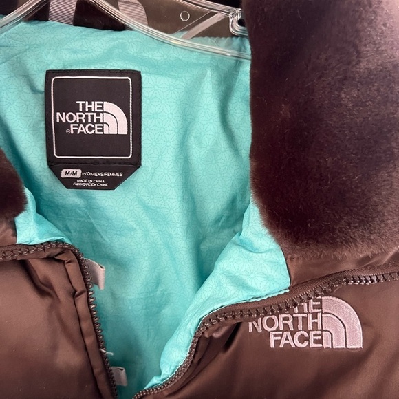 North Face Brown Puffer Jacket 600 NWOT Medium - Picture 7 of 10